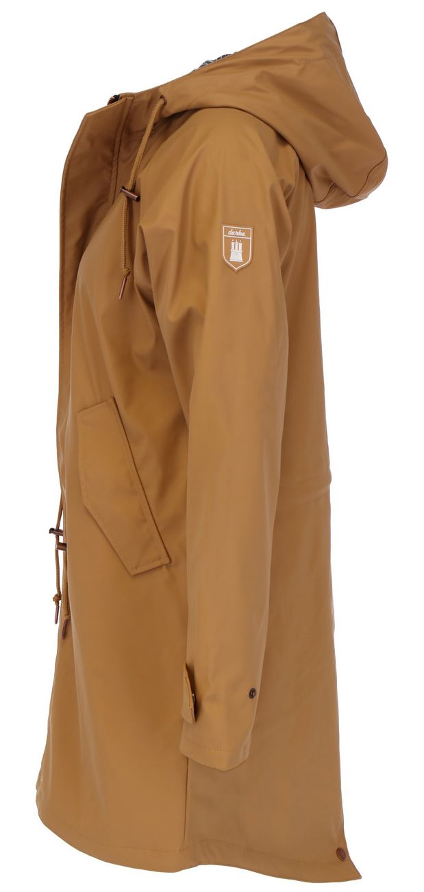 DERBE HAMBURG FRIESE_TRAVEBY_FISHERCP Damen Regenmantel - Derbe Hamburg - SAGATOO - 4251634749742