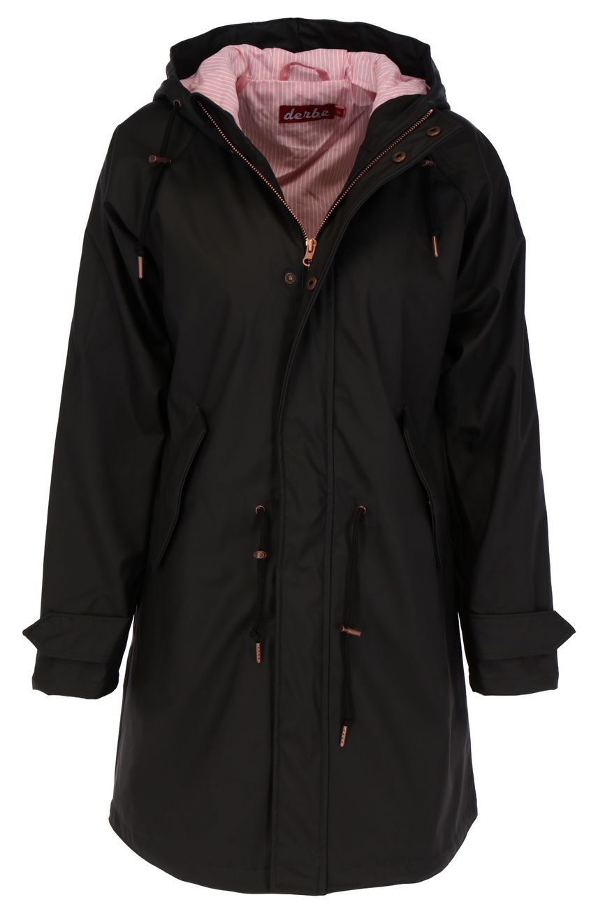 DERBE HAMBURG FRIESE_TRAVEBY_FISHERCP Damen Regenmantel - Derbe Hamburg - SAGATOO - 4251634749834