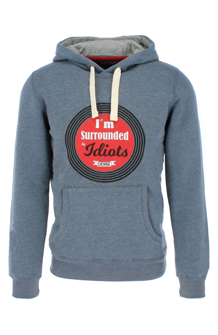 Derbe Hamburg - Herren Pullover Duke Morris Surround Fuck Sweat Rundhals Kapuze - Derbe Hamburg - SAGATOO - 4251634700767