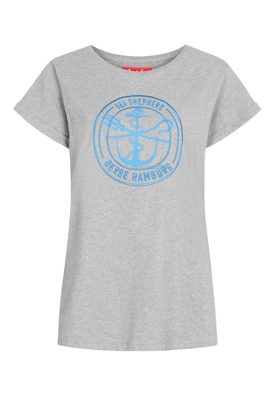 DERBE HAMBURG JF BARBE MONO GOTS iC Damen T-Shirt Sea Shepherd - Derbe Hamburg - SAGATOO - 4057787841315