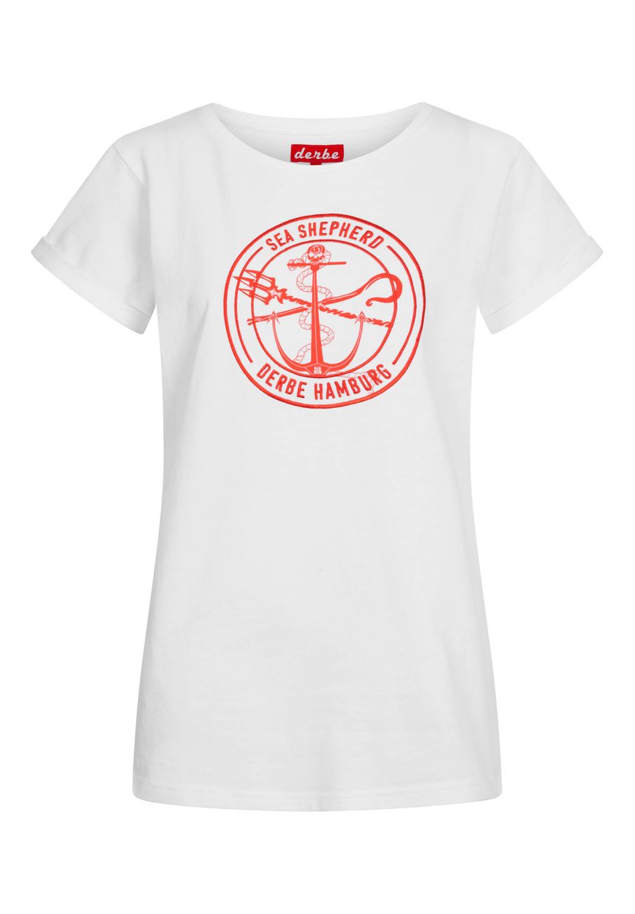 DERBE HAMBURG JF BARBE MONO GOTS iC Damen T-Shirt Sea Shepherd - Derbe Hamburg - SAGATOO - 4057787841414