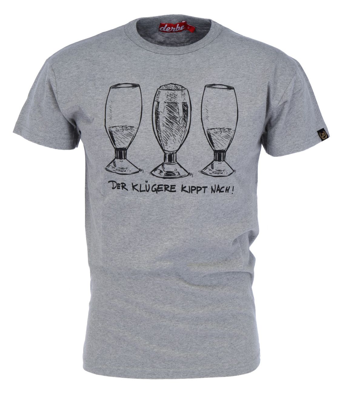 DERBE HAMBURG M-04-TS-DER KLUGE Herren T-Shirt - Derbe Hamburg - SAGATOO - 4251634739552