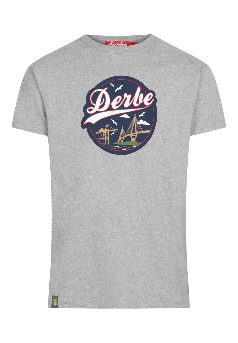DERBE HAMBURG M-04-TS HAFENBRÜCKE Herren T-Shirt - Derbe Hamburg - SAGATOO - 4251634757877