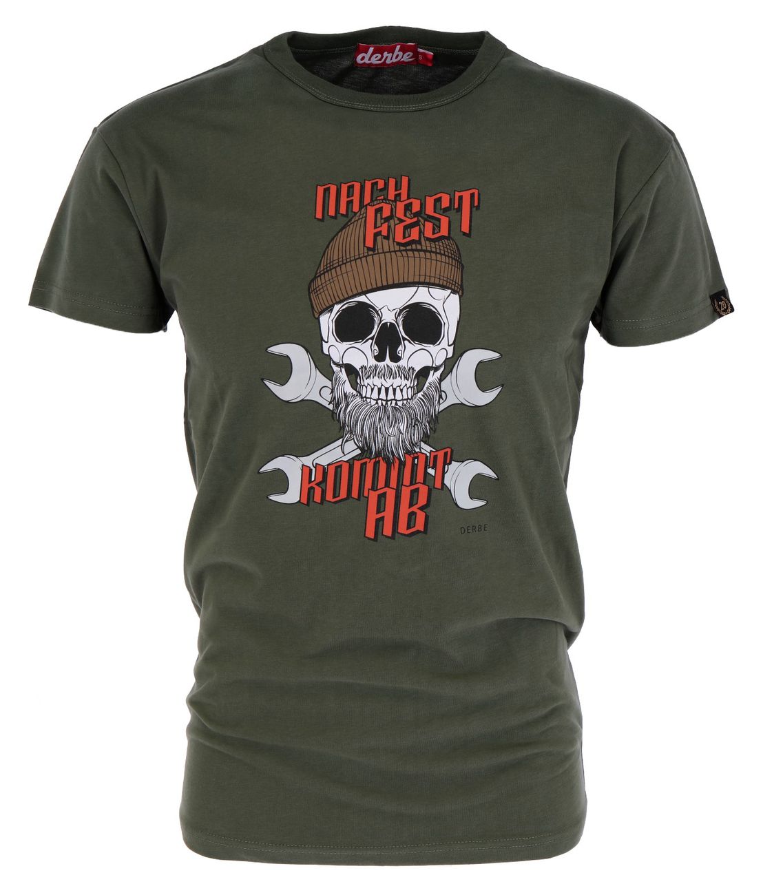 DERBE HAMBURG M-04-TS-NFKA NACH FEST KOMMT AB Herren T-Shirt - Derbe Hamburg - SAGATOO - 4251634739491