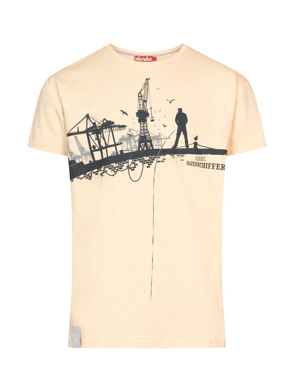 DERBE HAMBURG M-04-TSFL-HAFENSCHIFFER Herren T-Shirt - Derbe Hamburg - SAGATOO - 4251634771910