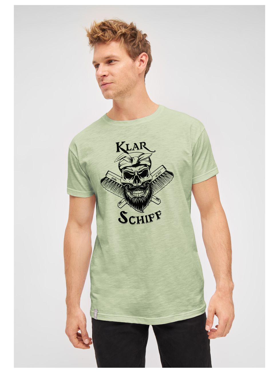 DERBE HAMBURG M-04-TSFL-KLARSCHIFF Herren T-Shirt - Derbe Hamburg - SAGATOO - 4251634772153