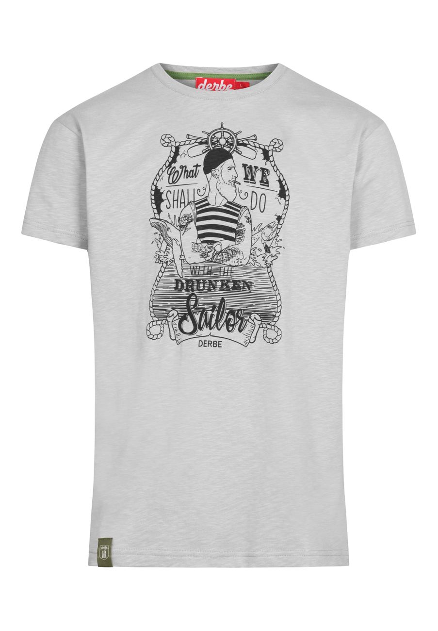 DERBE HAMBURG M-04-TSFL SEEMANN Herren T-Shirt - Derbe Hamburg - SAGATOO - 4251634758546