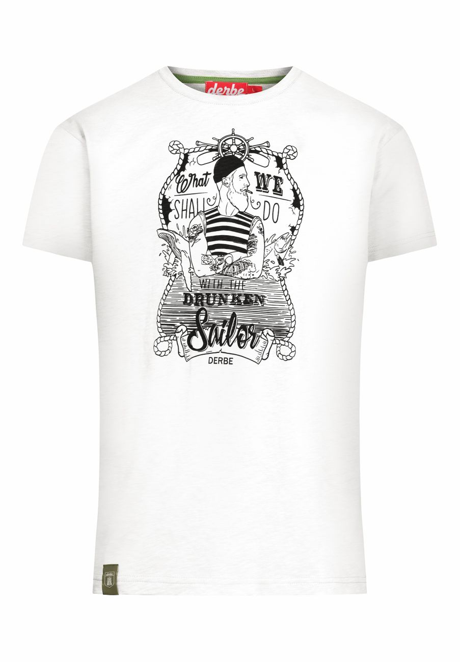 DERBE HAMBURG M-04-TSFL SEEMANN Herren T-Shirt - Derbe Hamburg - SAGATOO - 4251634758591