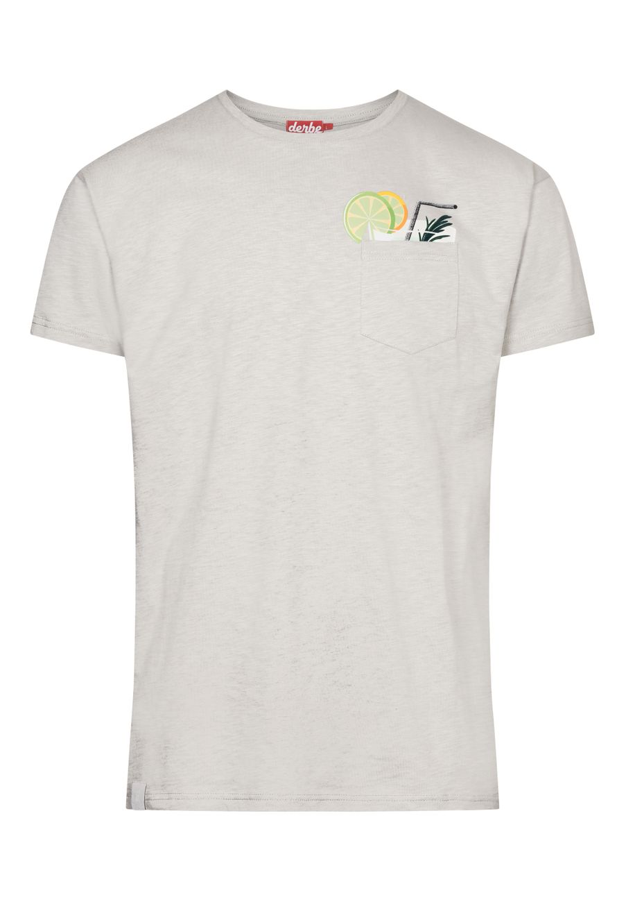 DERBE HAMBURG M-04-TSFL-TASCHENCOCKTAIL Herren T-Shirt - Derbe Hamburg - SAGATOO - 4251634772320