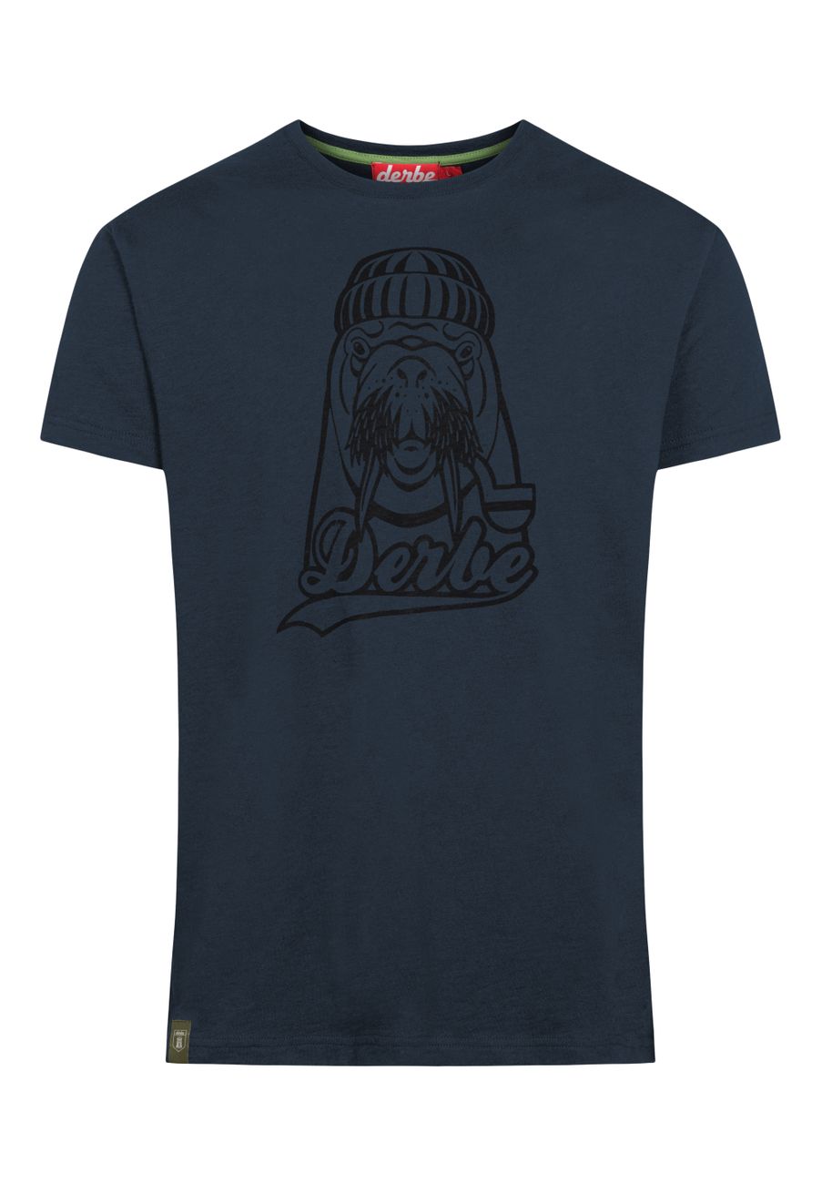 DERBE HAMBURG M-04-TSFL WALROSS Herren T-Shirt - Derbe Hamburg - SAGATOO - 4251634758669