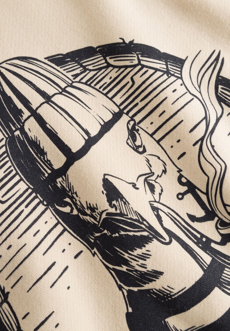 DERBE HAMBURG M-06-HD MATROSENMÖWE Herren Hoodie - Derbe Hamburg - SAGATOO - 4251634771286