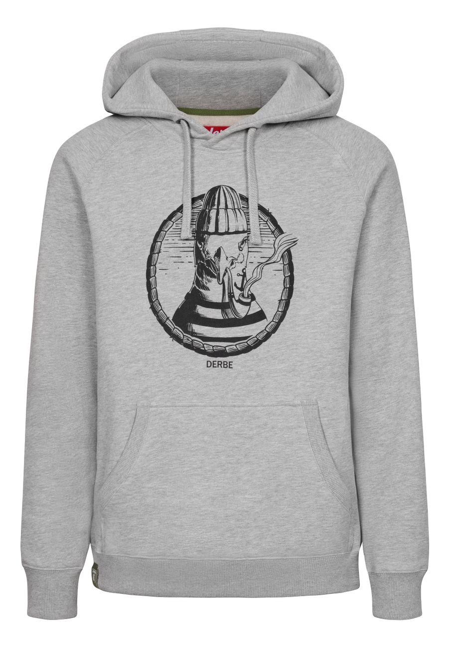 DERBE HAMBURG M-06-HD MATROSENMÖWE Herren Hoodie - Derbe Hamburg - SAGATOO - 4251634771286