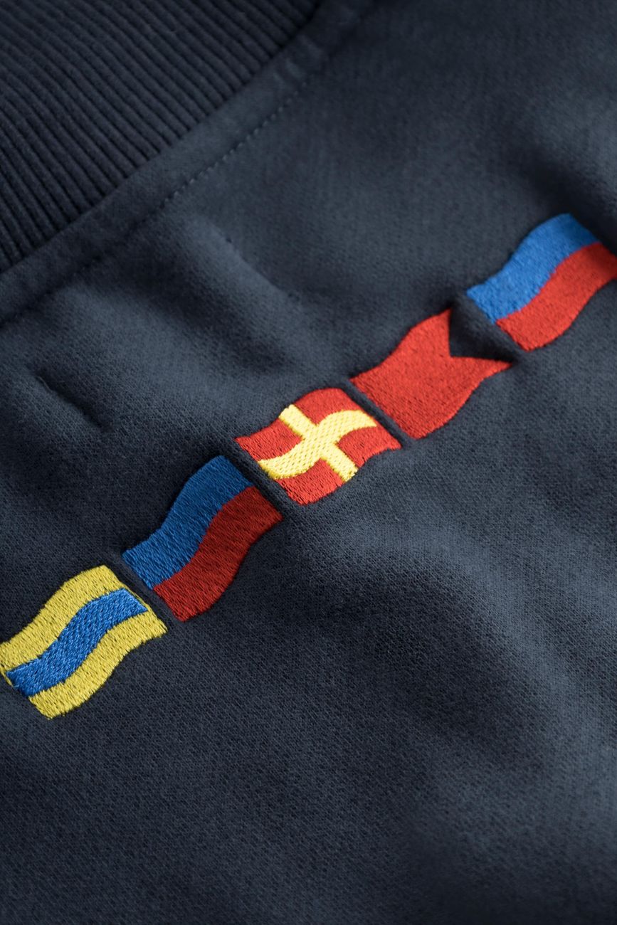 DERBE HAMBURG M-06-ZSK FLAGGEN Herren Sweatjacke - Derbe Hamburg - SAGATOO - 4251634756191