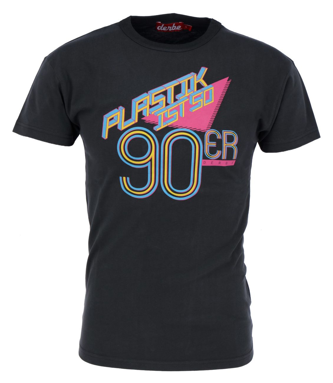 DERBE HAMBURG Plastik ist so 90er Boys Herren T-Shirt - Derbe Hamburg - SAGATOO - 4257634130450