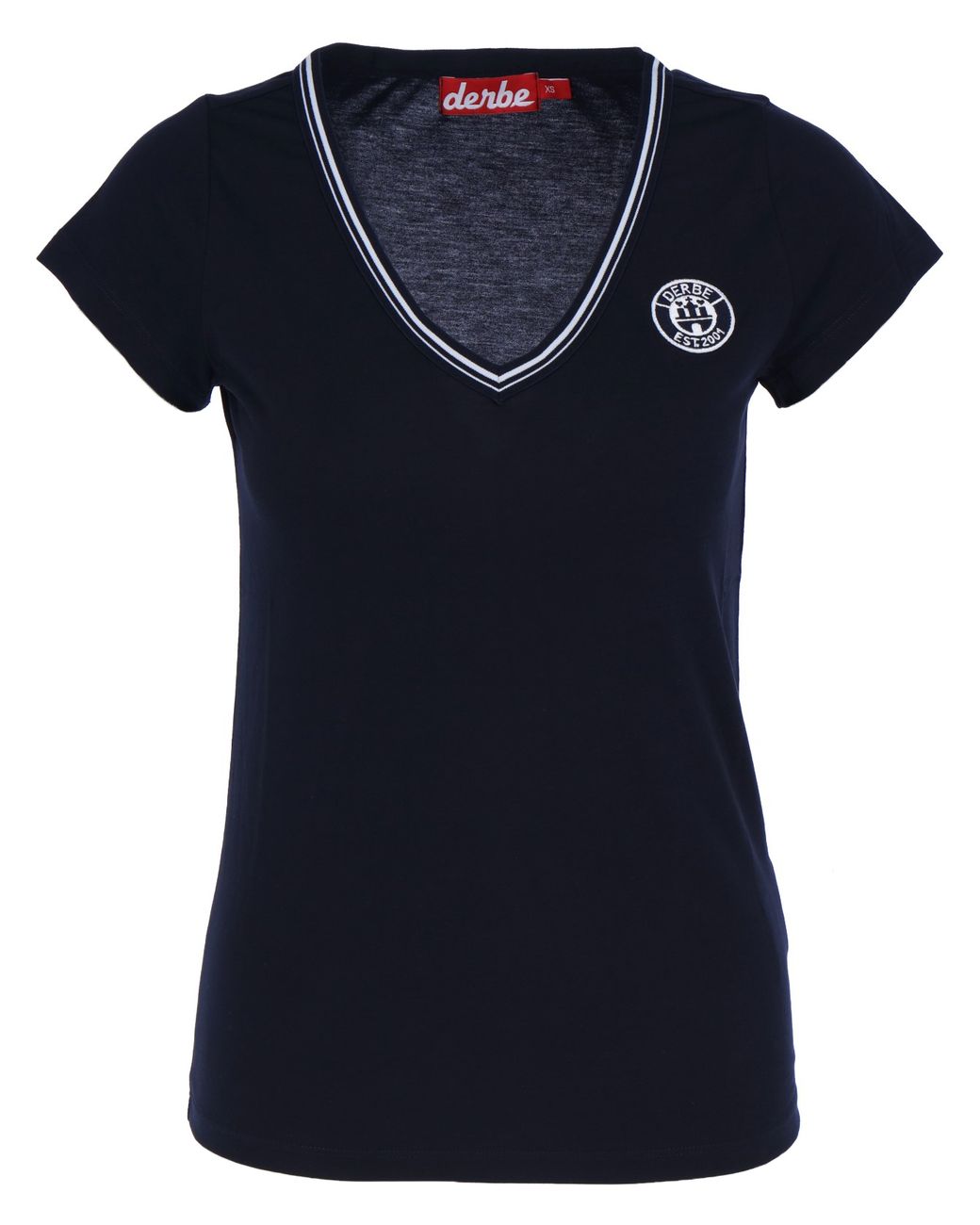 DERBE HAMBURG T-Shirt Damen Retro V-Ausschnitt - Derbe Hamburg - SAGATOO - 4251634733291