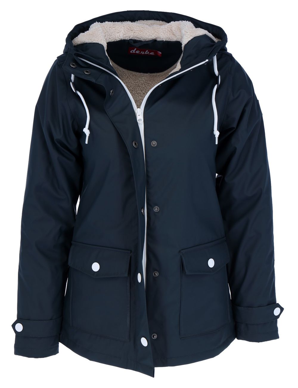 DERBE HAMBURG W-01-PU PENSHOLM Damen gefütterte Regenjacke - Derbe Hamburg - SAGATOO - 4251634741838