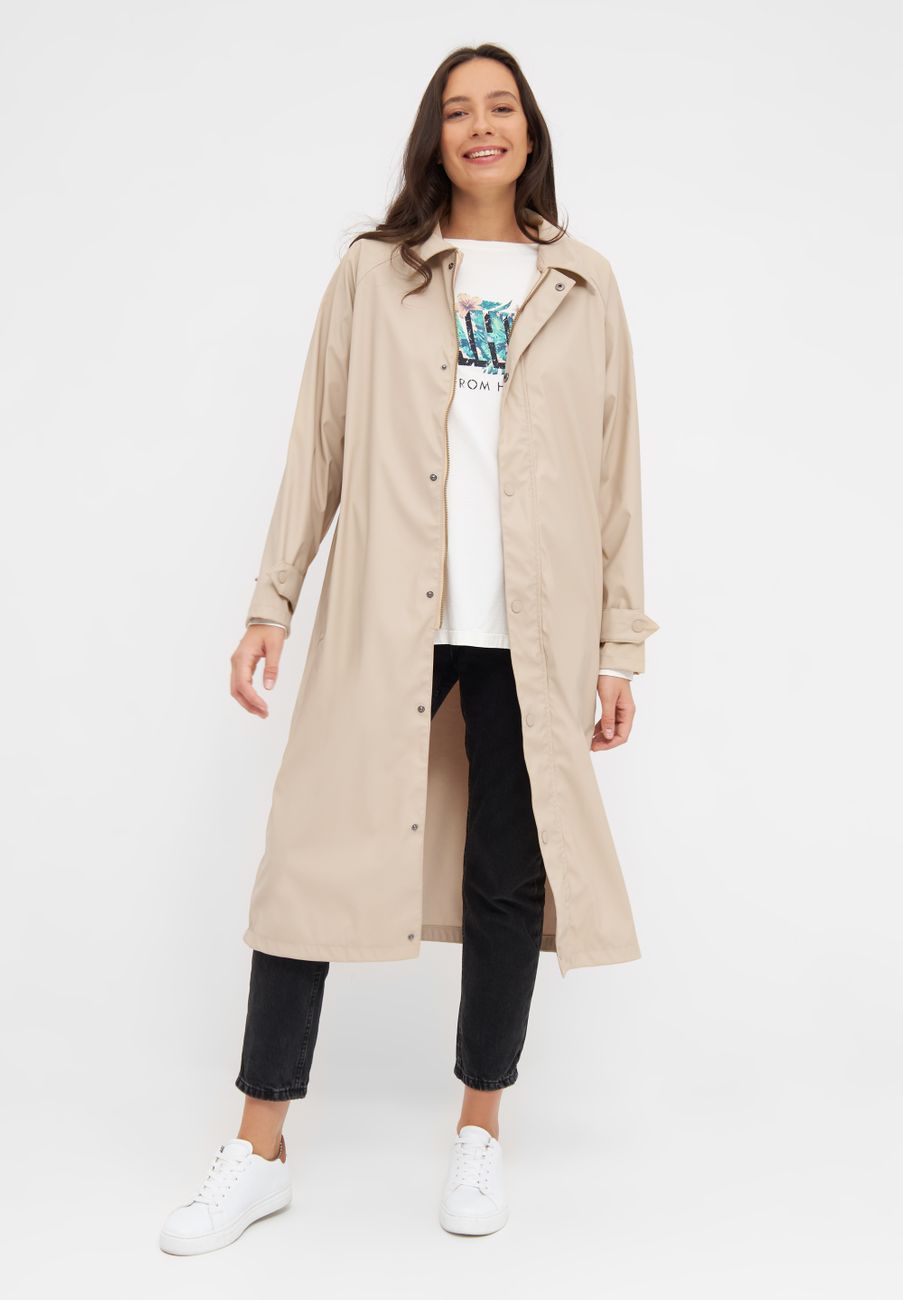 DERBE HAMBURG W-01-PU-TRENCHBY Damen Regenmantel - Derbe Hamburg - SAGATOO - 4251634774294