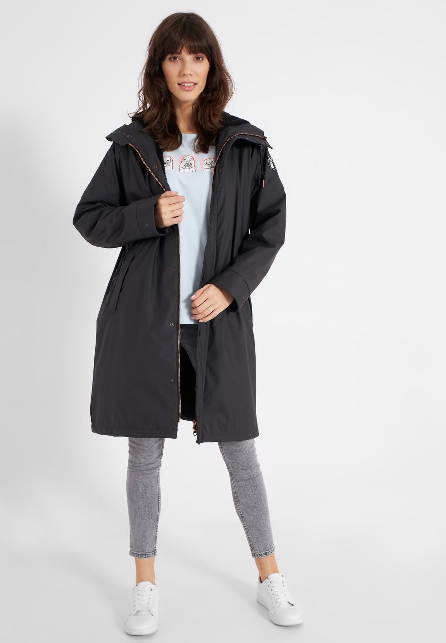 DERBE HAMBURG W-01-PU Wittholm CP Damen Regenmantel - Derbe Hamburg - SAGATOO -