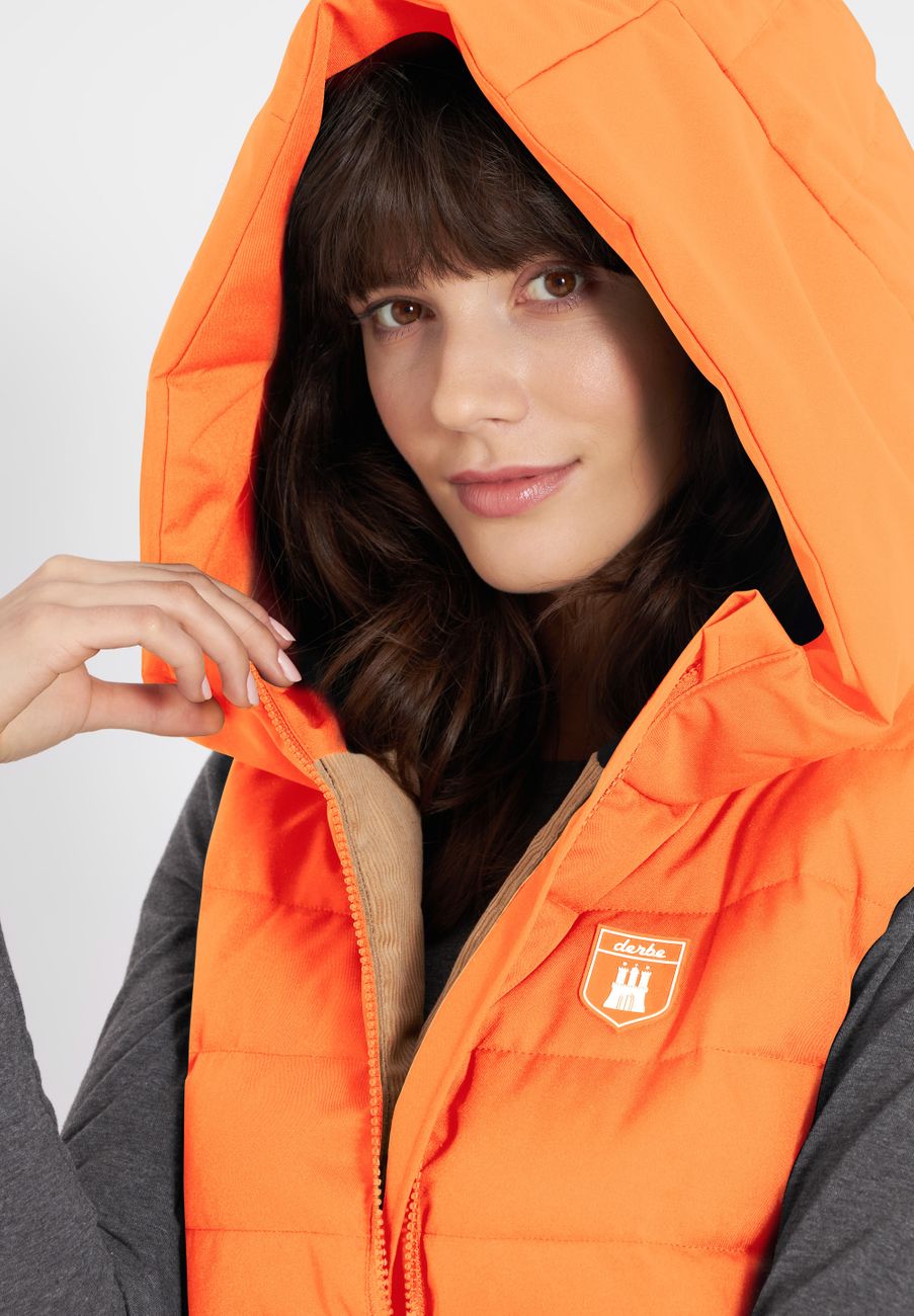 DERBE HAMBURG W-01-XX-VESTHOLM LONG_CD Damen Parka Weste - Derbe Hamburg - SAGATOO - 4251634759789