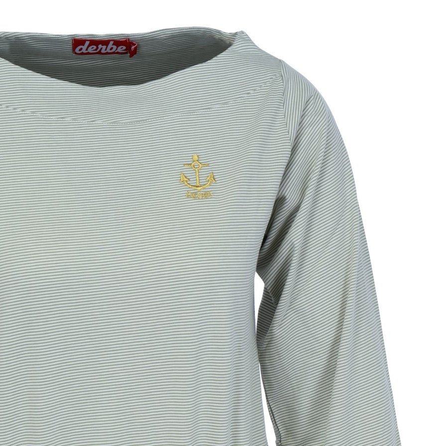 DERBE HAMBURG W-03-LS-GOLDEN ANCHOR Damen Langarmshirt - Derbe Hamburg - SAGATOO - 4251634743382