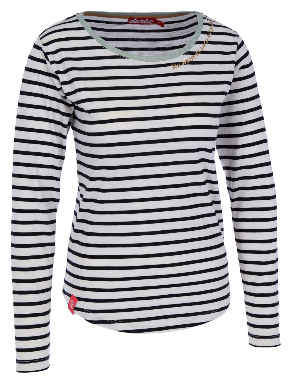 DERBE HAMBURG W-03-LSFL AUCH NICHT Damen Langarmshirt - Derbe Hamburg - SAGATOO - 4251634751813