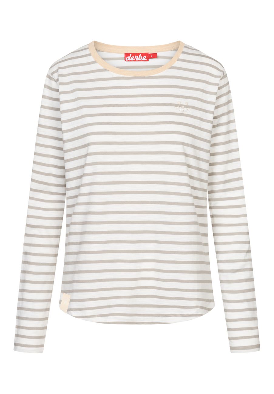 DERBE HAMBURG W-03-LSFL-ROBBENSCHNUTE Damen Langarmshirt - Derbe Hamburg - SAGATOO - 4251634776076