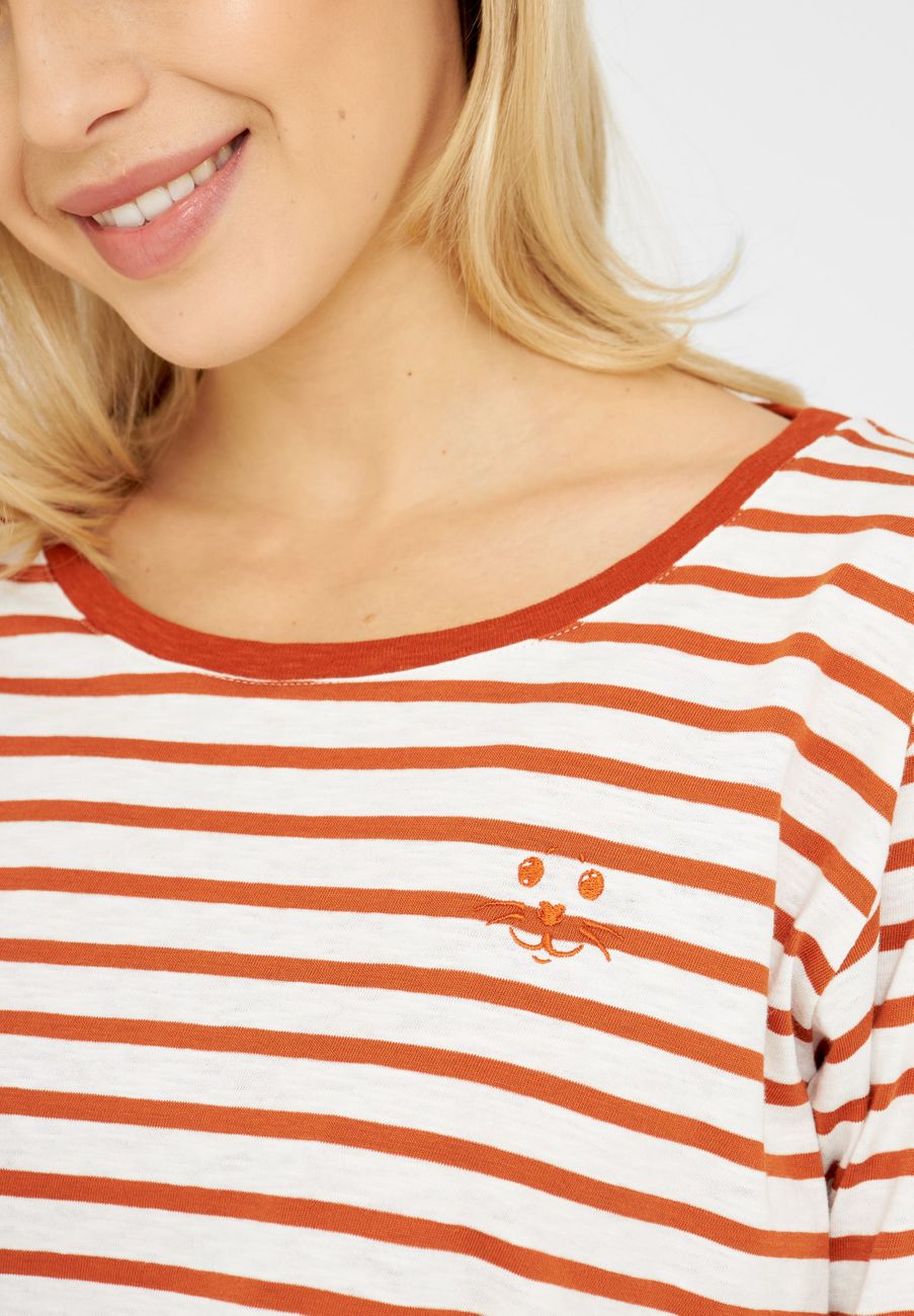 DERBE HAMBURG W-03-LSFL-ROBBENSCHNUTE Damen Langarmshirt - Derbe Hamburg - SAGATOO - 4251634779244