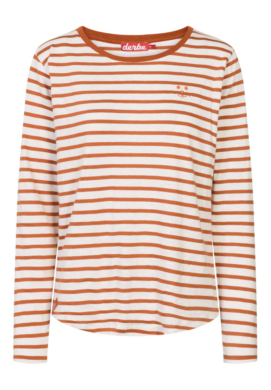 DERBE HAMBURG W-03-LSFL-ROBBENSCHNUTE Damen Langarmshirt - Derbe Hamburg - SAGATOO - 4251634779244