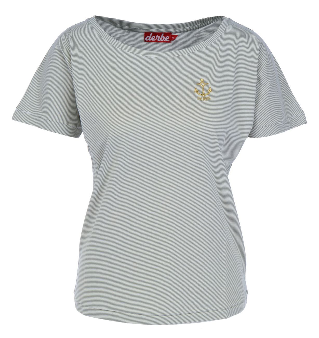 DERBE HAMBURG W-03-TS-GOLDEN ANCHOR Damen T-Shirt - Derbe Hamburg - SAGATOO - 4251634743429