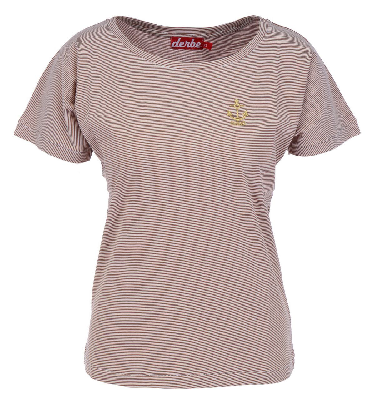 DERBE HAMBURG W-03-TS-GOLDEN ANCHOR Damen T-Shirt - Derbe Hamburg - SAGATOO - 4251634743481
