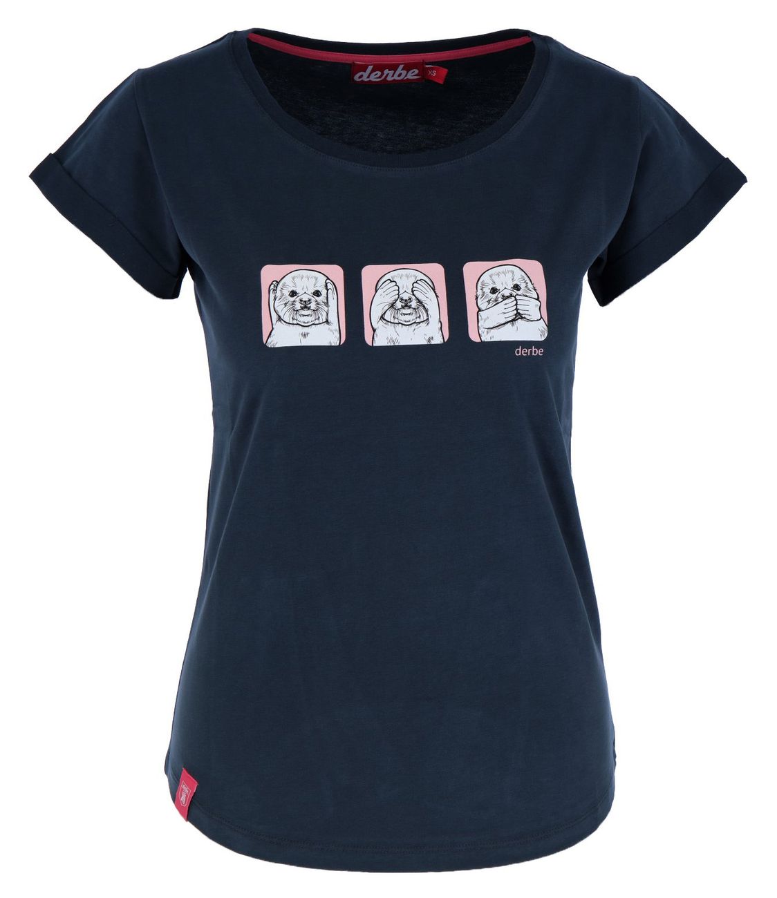 DERBE HAMBURG W-03-TS-KEGELROBBE Damen T-Shirt - Derbe Hamburg - SAGATOO - 4251634751271