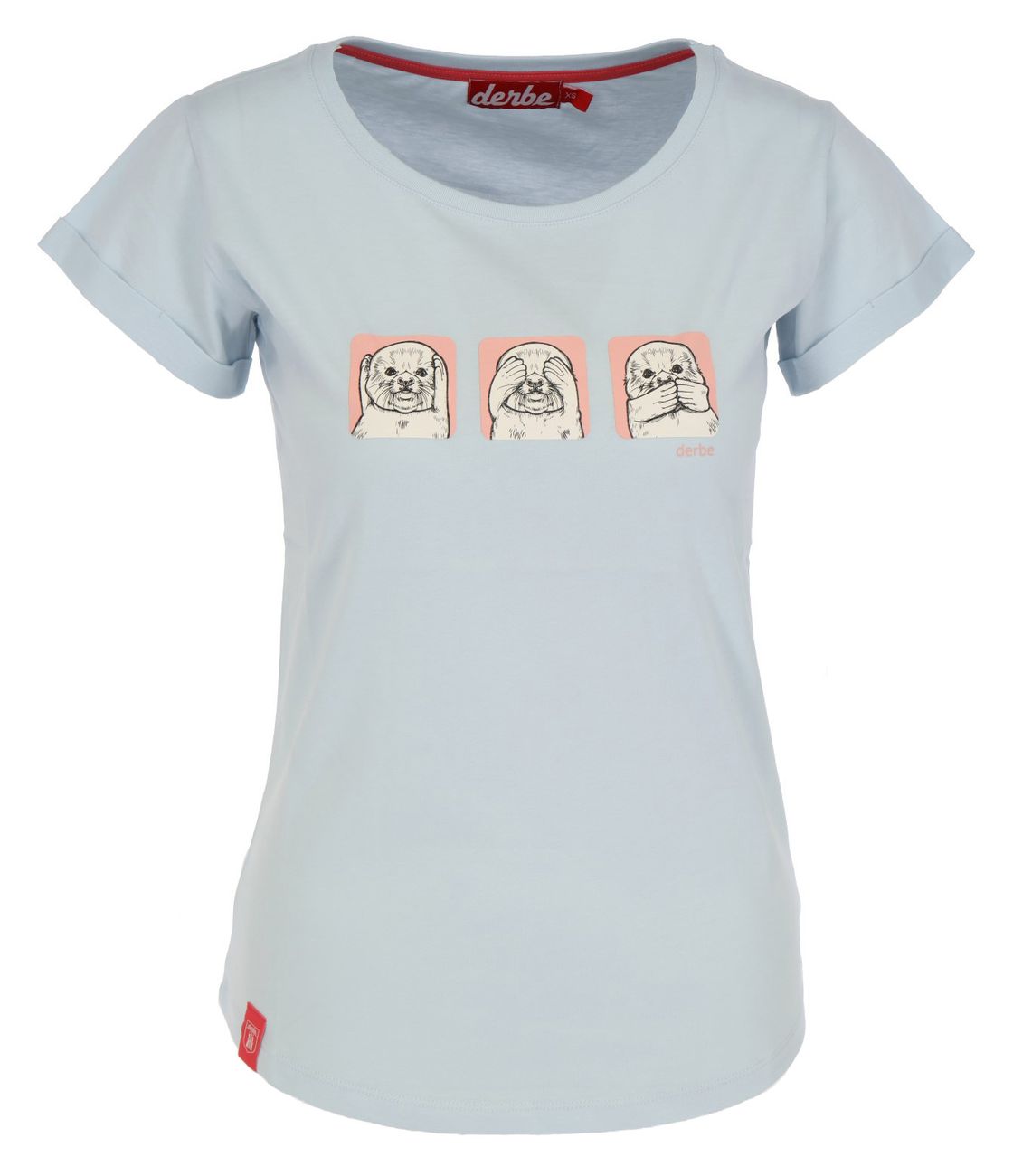 DERBE HAMBURG W-03-TS-KEGELROBBE Damen T-Shirt - Derbe Hamburg - SAGATOO - 4251634751332