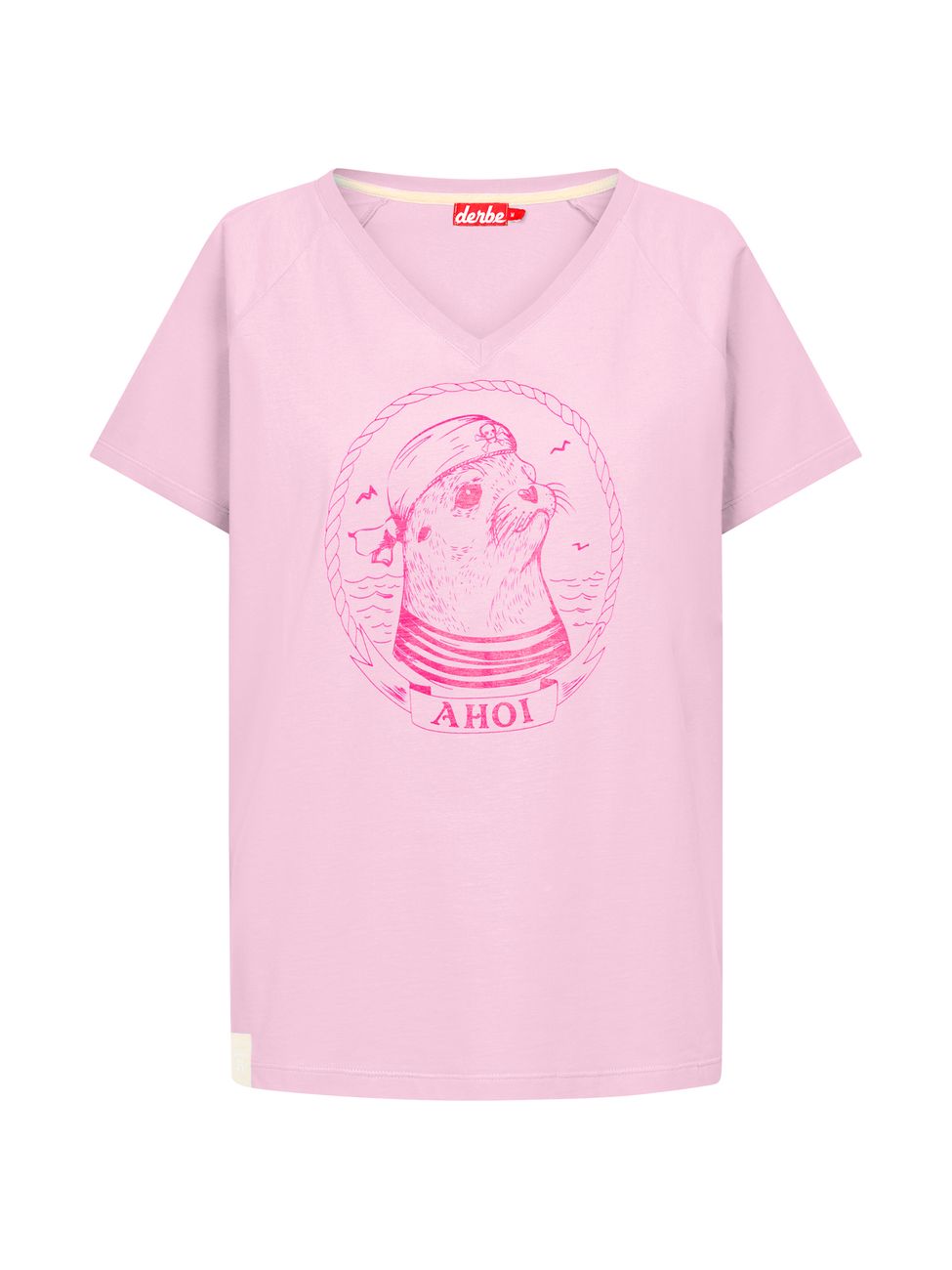 DERBE HAMBURG W-03-TS-MATROSENROBBE Damen T-Shirt - Derbe Hamburg - SAGATOO - 4251634777028