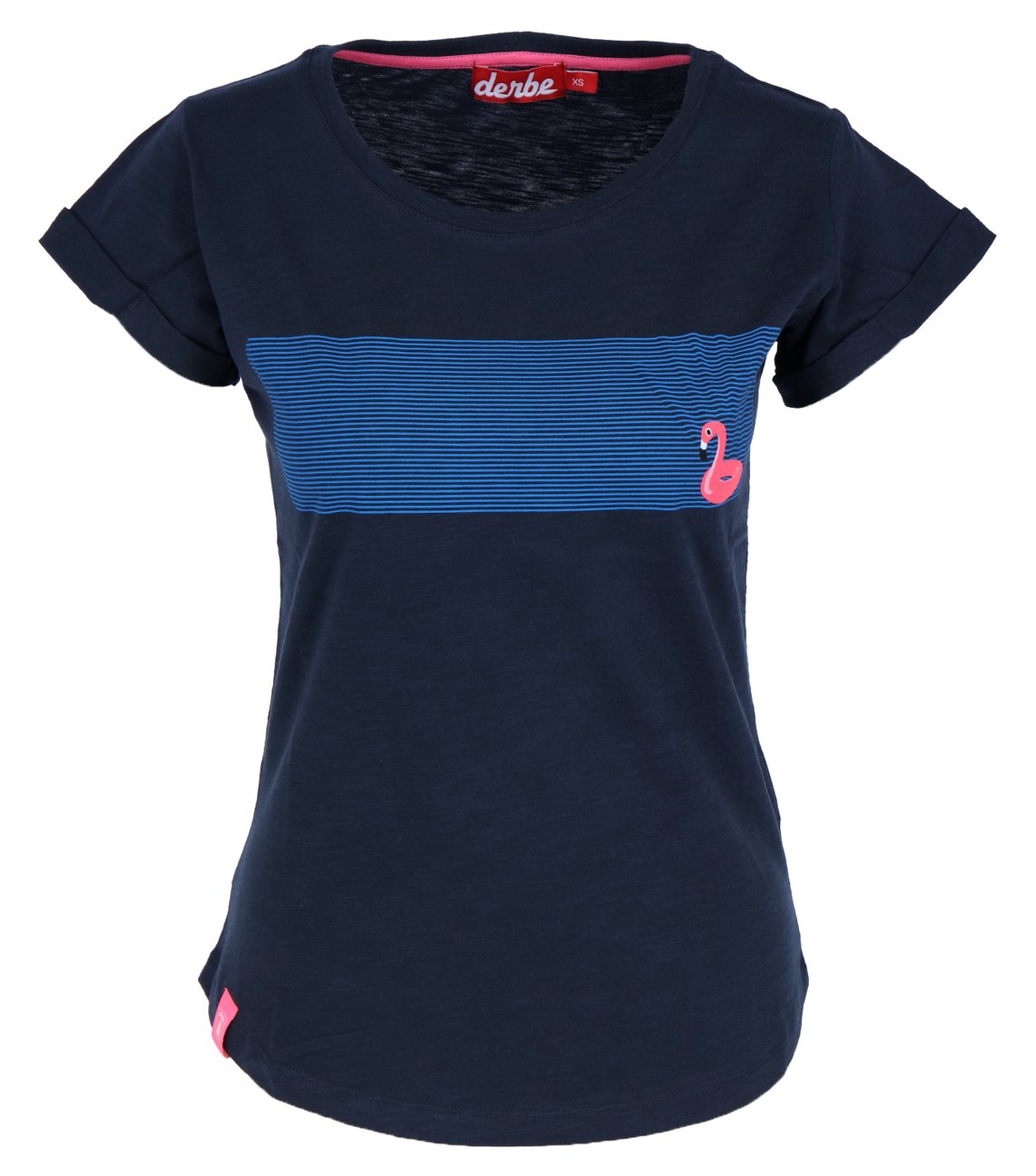 DERBE HAMBURG W-03-TSFL-FLAMINGO Damen T-Shirt - Derbe Hamburg - SAGATOO - 4251634754005