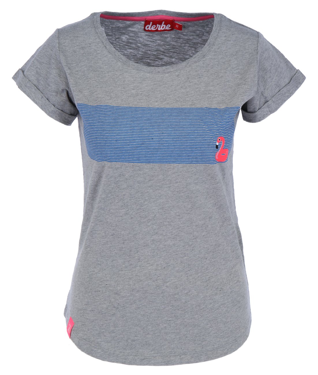 DERBE HAMBURG W-03-TSFL-FLAMINGO Damen T-Shirt - Derbe Hamburg - SAGATOO - 4251634754005