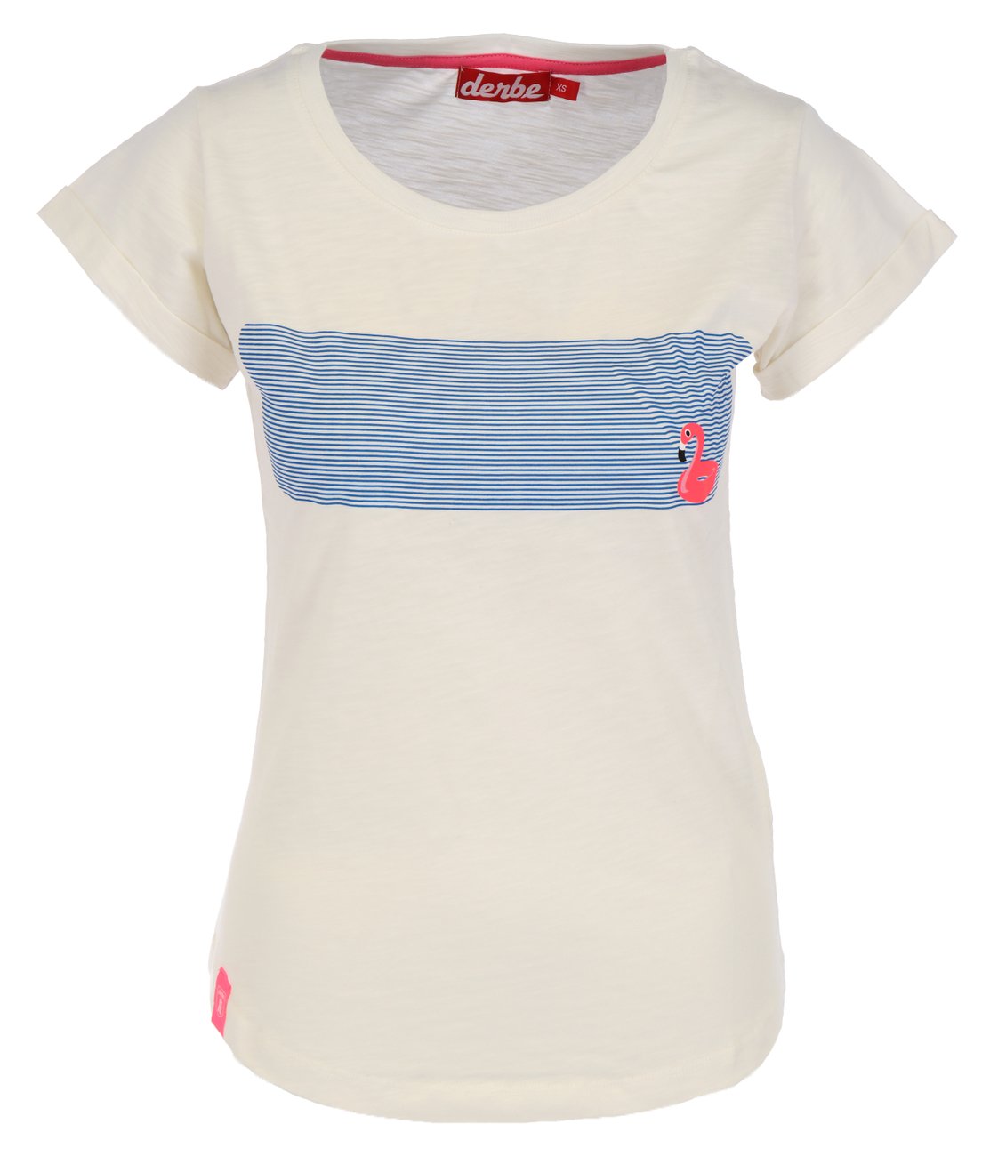 DERBE HAMBURG W-03-TSFL-FLAMINGO Damen T-Shirt - Derbe Hamburg - SAGATOO - 4251634754005