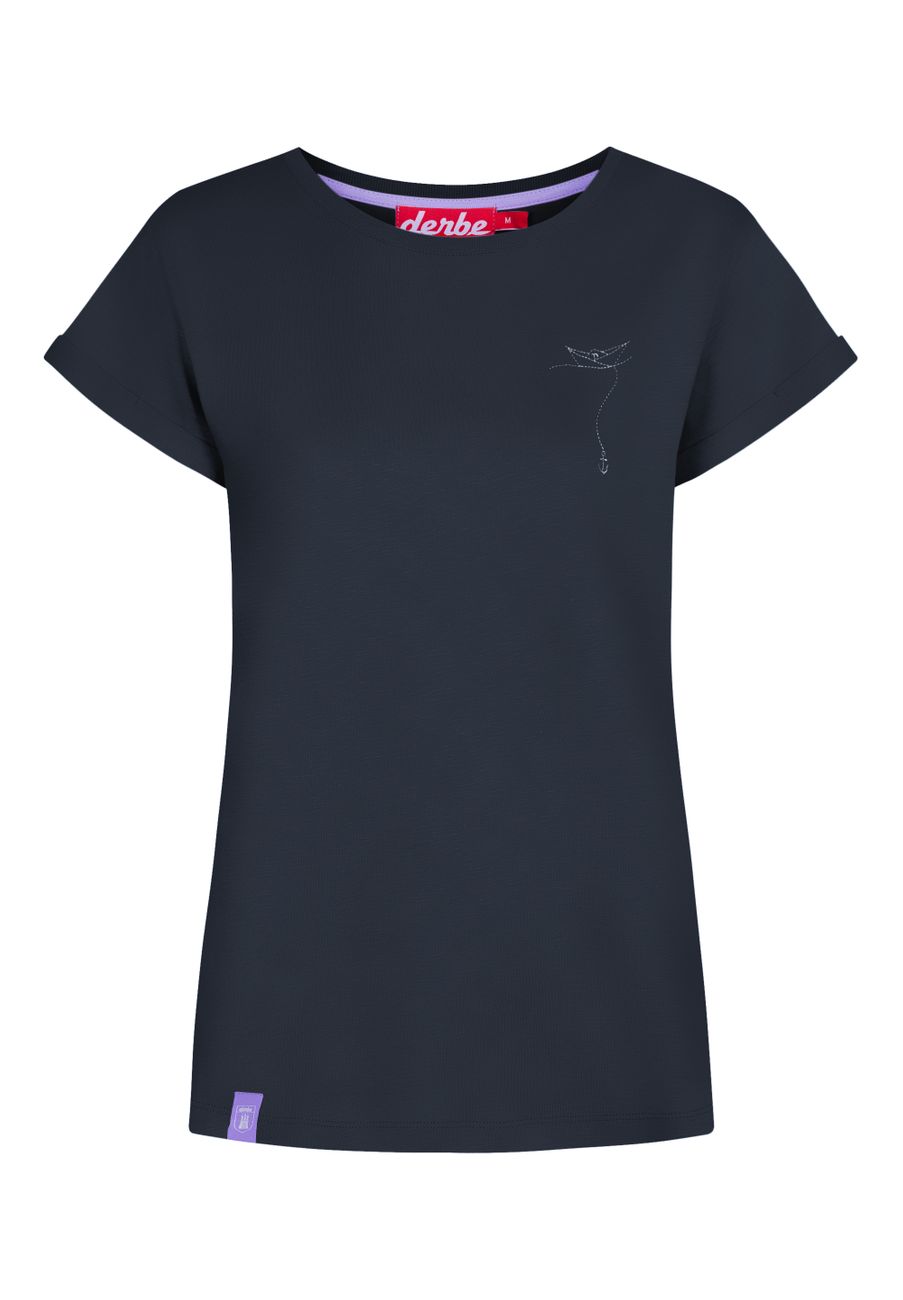 DERBE HAMBURG W-03-TSFL PAPIERSCHIFF Damen T-Shirt - Derbe Hamburg - SAGATOO - 4251634762864