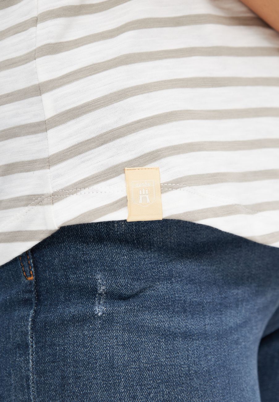 DERBE HAMBURG W-03-TSFL-ROBSMILE Damen T-Shirt - Derbe Hamburg - SAGATOO - 4251634776137