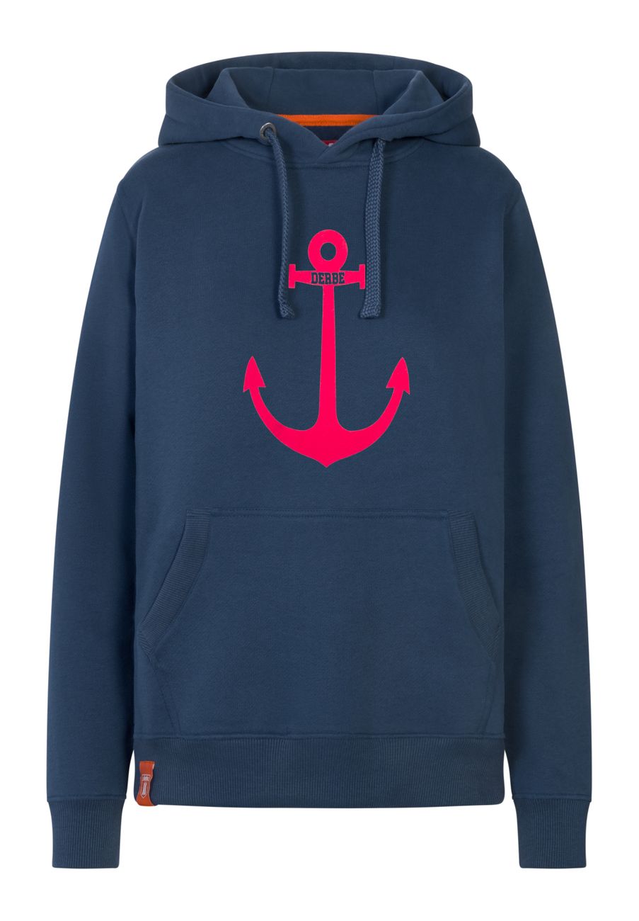 DERBE HAMBURG W-05-HD-ANKER Damen Kapuzenpullover - Derbe Hamburg - SAGATOO - 4251634767975