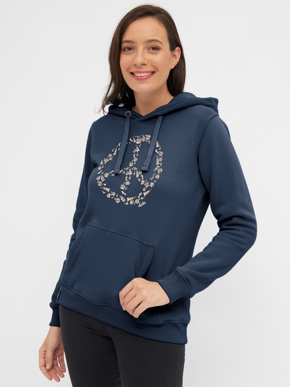 DERBE HAMBURG W-05-HD-PEACE Damen Kapuzenpullover - Derbe Hamburg - SAGATOO - 4251634775291