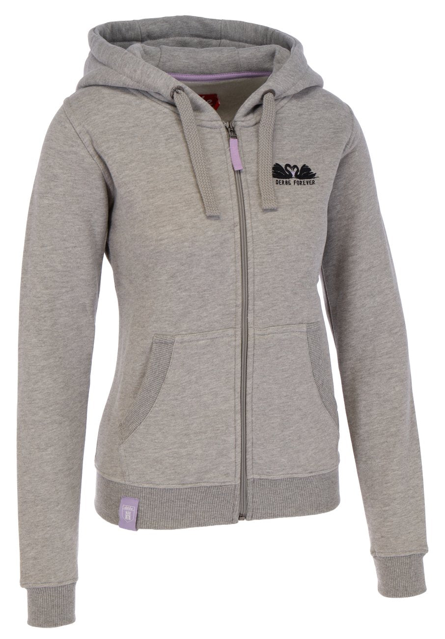 DERBE HAMBURG W-05-ZHD SCHWANENLIEBE Damen Zip-Sweatshirt - Derbe Hamburg - SAGATOO - 4251634761324