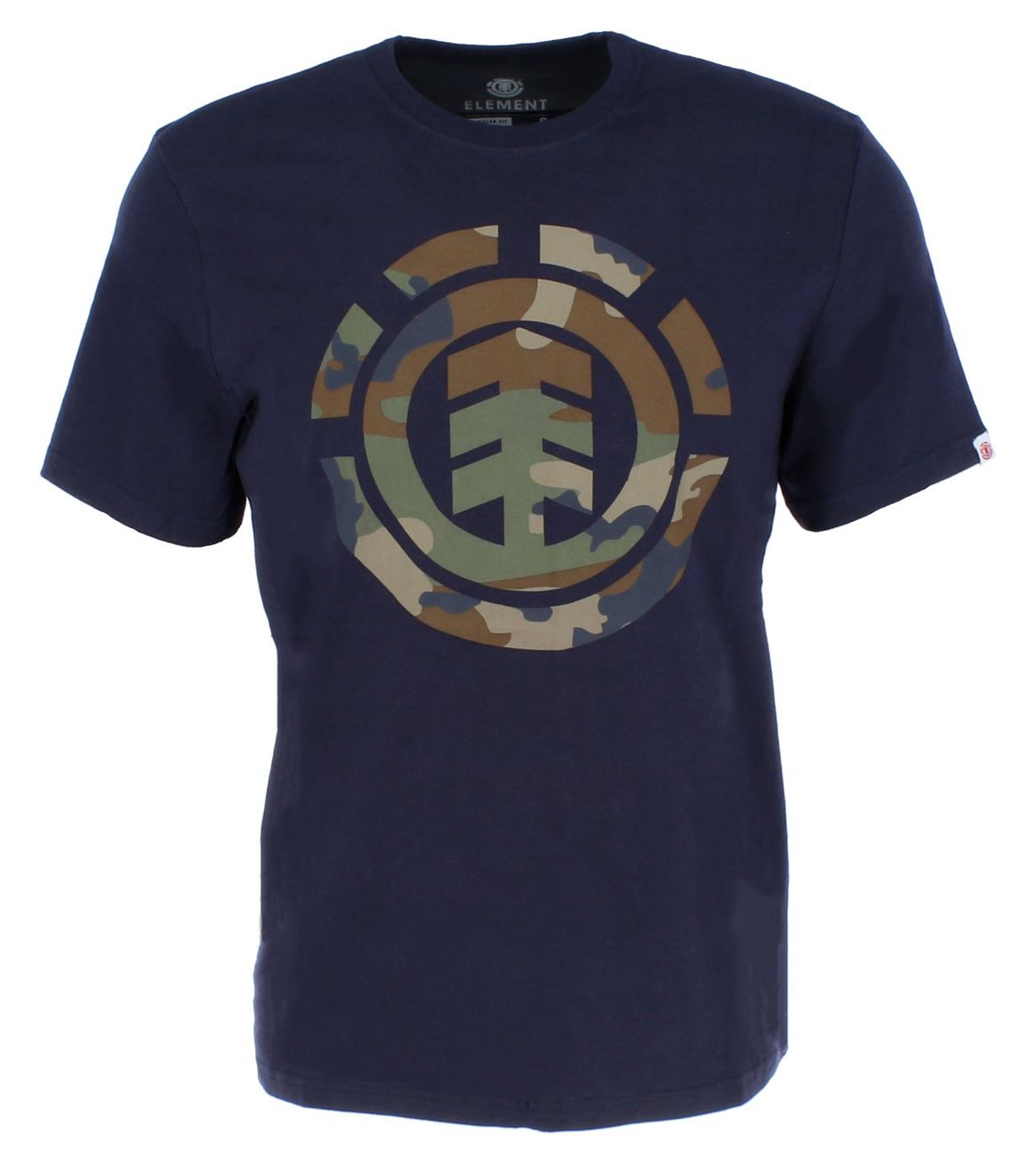 Element Foundation Icon SS Herren T-Shirt Camo Motiv 100% Baumwolle - Element - SAGATOO - 3664564335618