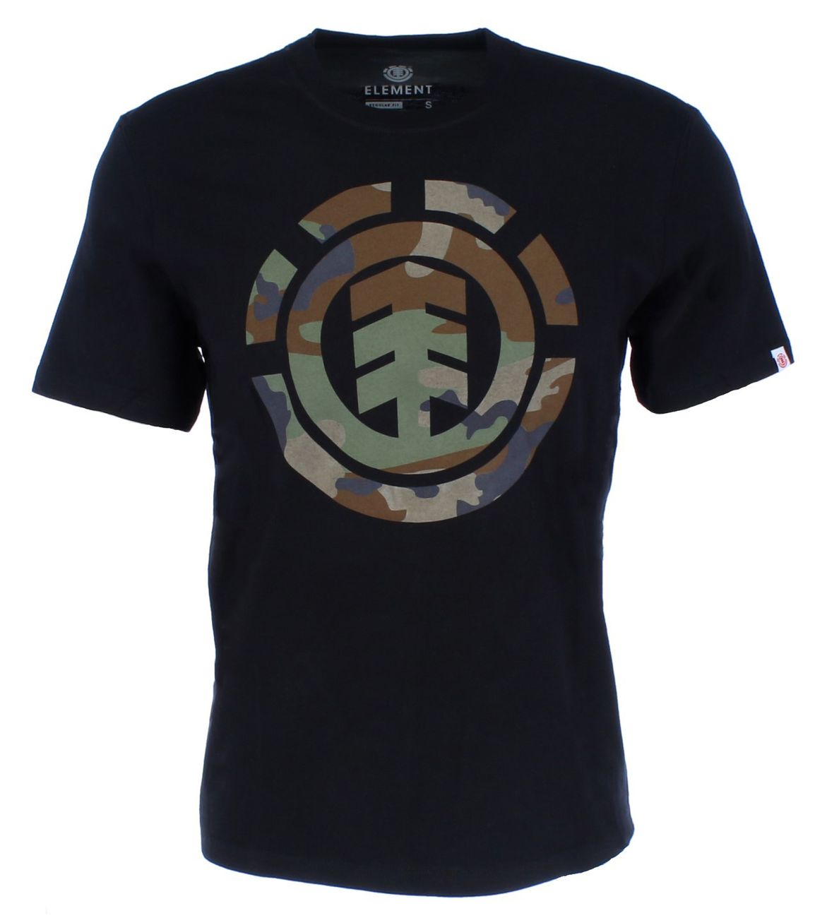 Element Foundation Icon SS Herren T-Shirt Camo Motiv 100% Baumwolle - Element - SAGATOO - 3664564335755