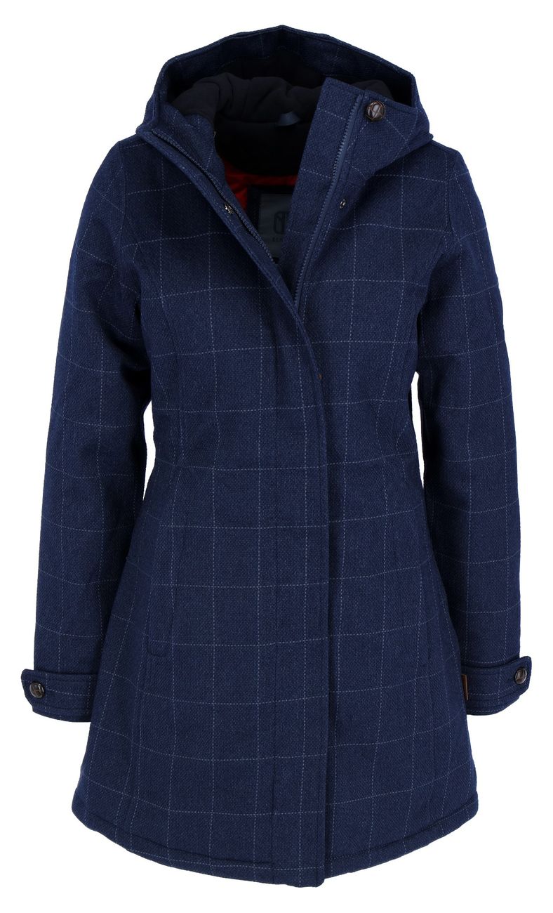 ELKLINE CHECKMATE Damen Wasserdichter Karomuster Wintermantel - Elkline - SAGATOO - 4051533628359