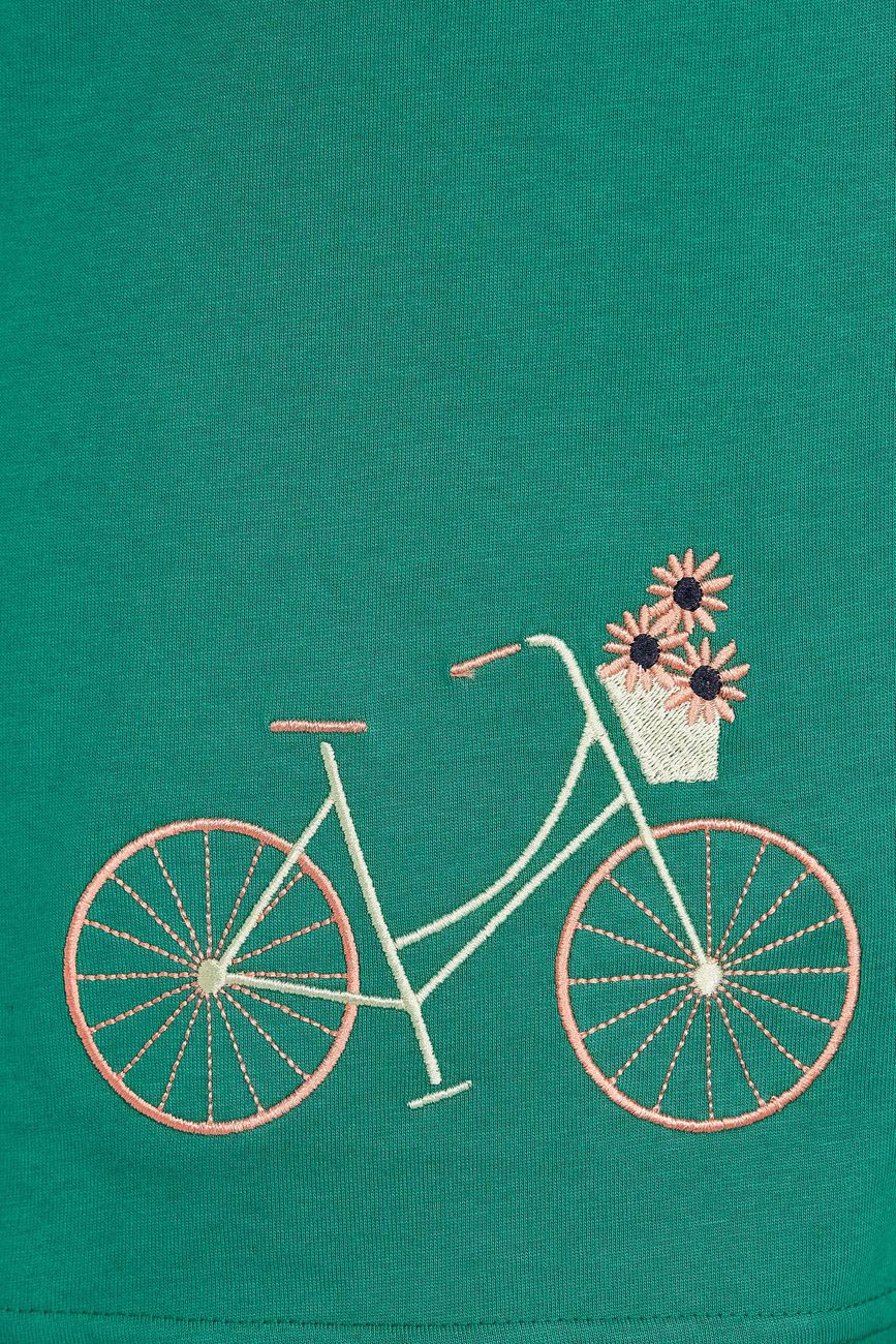 ELKLINE FLOWER BIKE Damen T-Shirt Bio-Baumwolle - Elkline - SAGATOO - 4051533689480