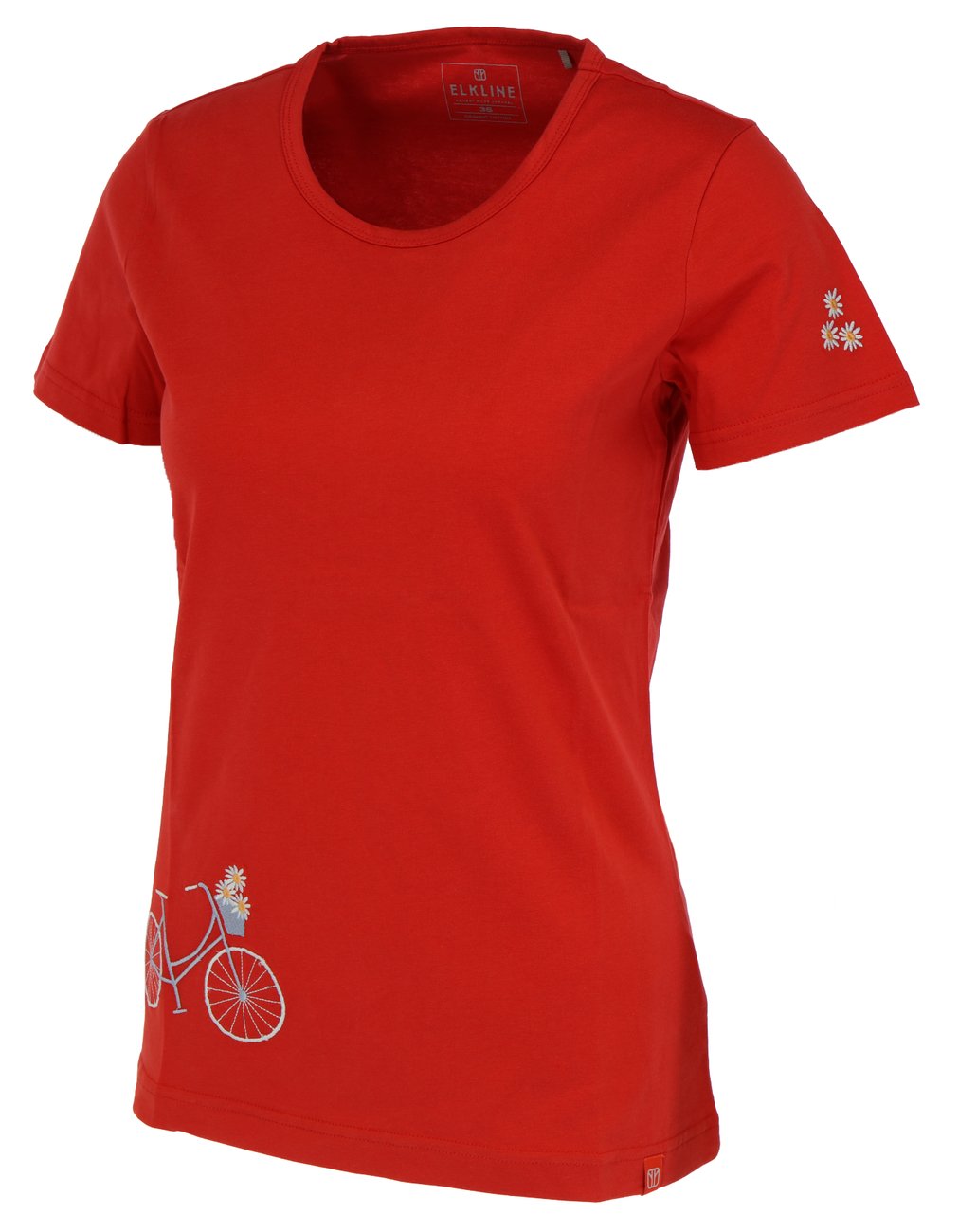 ELKLINE FLOWER BIKE Damen T-Shirt Bio-Baumwolle - Elkline - SAGATOO - 4051533689480