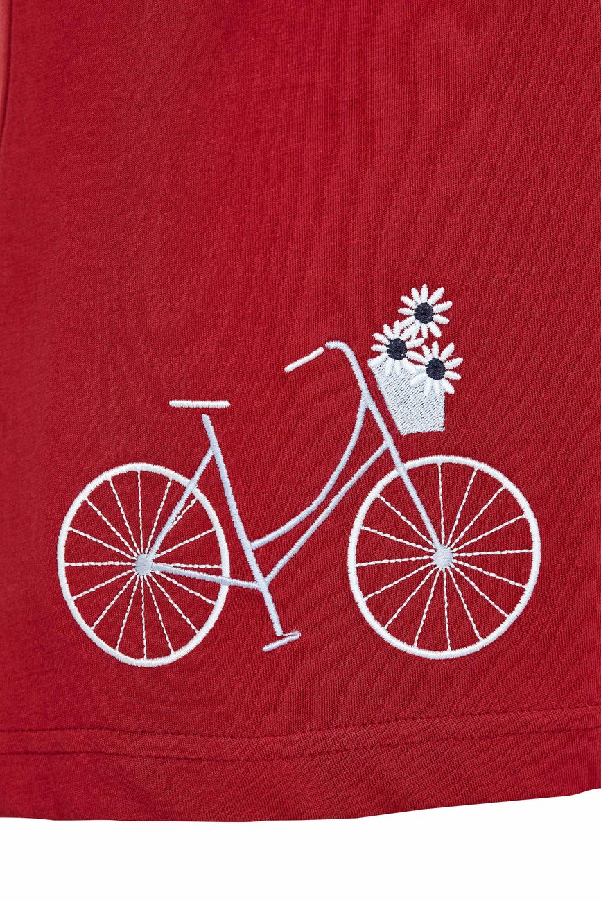 ELKLINE FLOWER BIKE Damen T-Shirt Bio-Baumwolle - Elkline - SAGATOO - 4051533689480