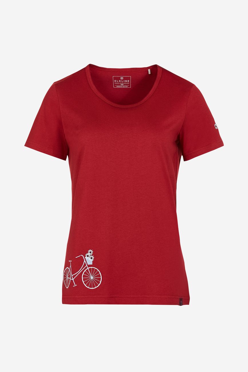ELKLINE FLOWER BIKE Damen T-Shirt Bio-Baumwolle - Elkline - SAGATOO - 4051533689480