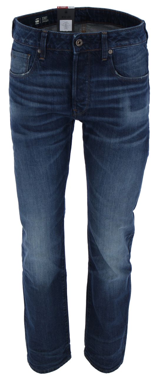 G-Star Herren Jeans 3301 Straight - G-Star Raw Denim - SAGATOO - 8718601605143