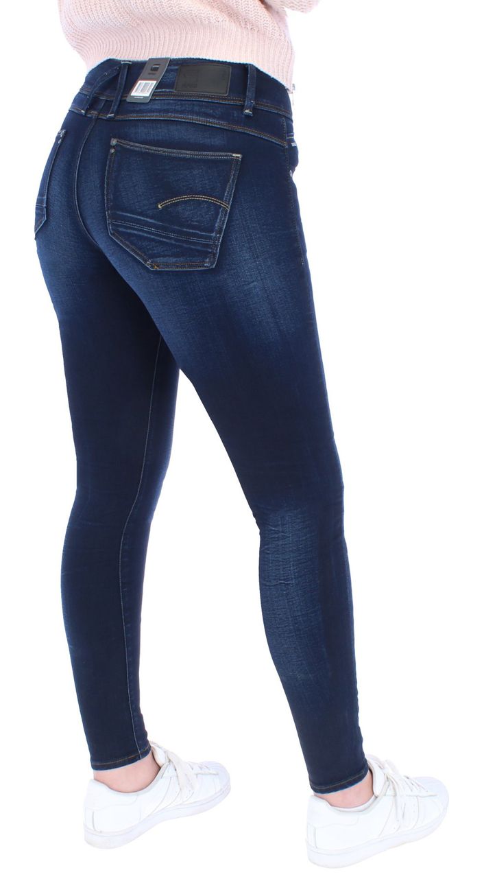 G-STAR LYNN MID SKINNY Damen Jeans Slander R Superstretch Faded Blue - G-Star Raw Denim - SAGATOO - 8719768290302
